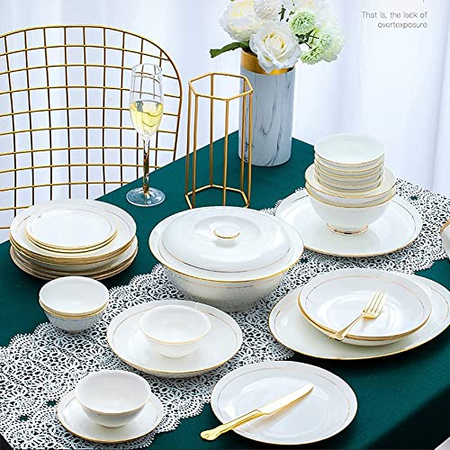 Set di stoviglie Design elegante: diversi utensili che possono soddisfare diverse esigenze alimentari, adatti per dessert, salse di frutta, snack, verdure crude, torte, ecc., Sono ottimi per la vita quotidiana della famiglia, supportano forni a microonde, forni, ecc. per rendere la vita Più facile .
