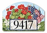 Studio M Flags and Flowers Yard DeSigns Decorative Yard Sign Magnet, Made in USA, Superior Weather D