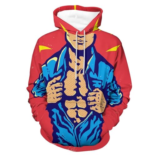 Sweat à capuche unisexe coupe muscle pour hommes et femmes taille S en coton doux
