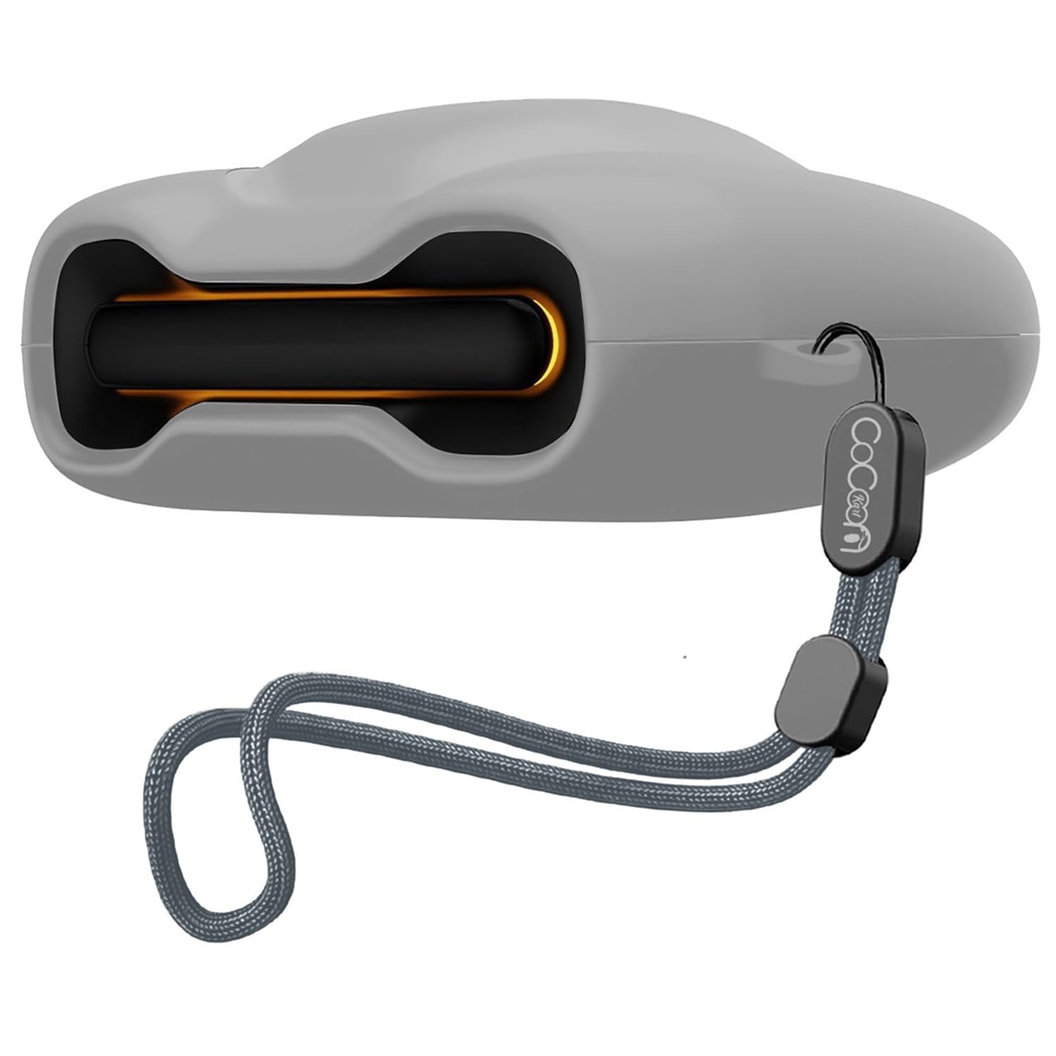 soft silicone case cover compatible for goboult audio ufo | goboult astra | goboult mustang torq (grey,lanyard)