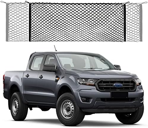 Cargo Net Truck Bed Pickup Tailgate Net Compatible with Ford F150 F250 F350 New 2023 2022 2021 2020 2019 2018 2017 2016 2015 2014 2013 F-150/F-250/F-350 Mesh Netting Fits Dodge Ram