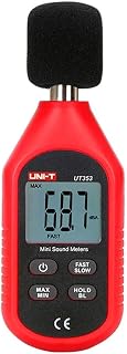 UNI-T UT353BT Decibel Meter, Sound Level Meter Range 30-130 dB Accuracy 1.5dB Noise Meter with Large LCD Screen Display, MAX/MIN, Data Hold, Use for Home, Noisy Neighbor, Factory