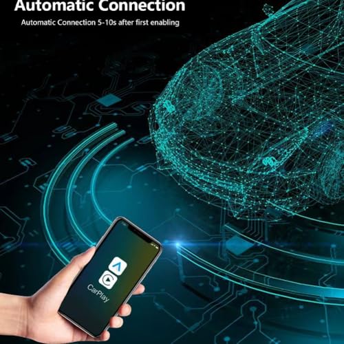 Caja inteligente para coche con módulo Carplay y Android Auto inalámbrico 2 en 1 3