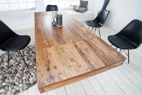 Esstisch aus Sheesham Holz von Invicta Interior, ausziehbar 120-200 cm