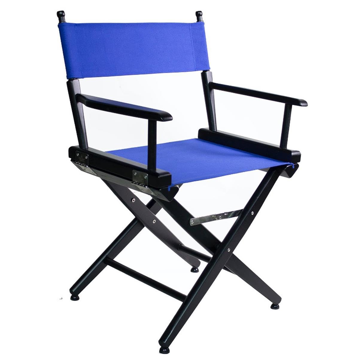 Filmcraft Short Black Frame Director Chairs (Black Frame/Blue Canvas)