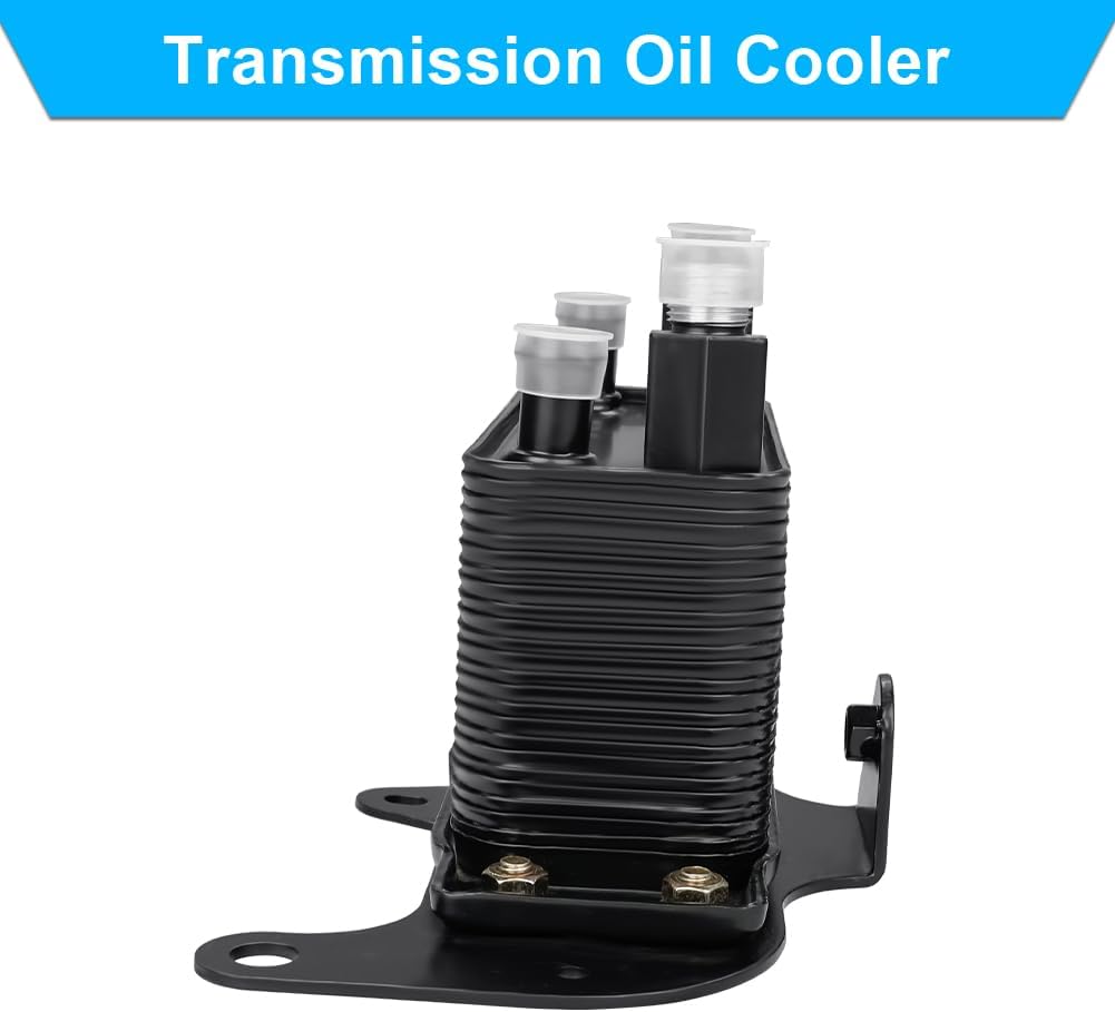 JDMON Transmission Oil Cooler Replacement for 2003-2009 Dodge Ram 2500, 3500 5.9L Compatible with 5086946AA,5086946AB, 68004317AA (BLACK)