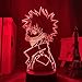 Produktbild Acryl 3d Lampe Anime Mein Held Academia Dabi Led Licht für Schlafzimmer Dekor Cooles Manga Geschenk für Ihn RGB Buntes Nachtlicht Dabi 7 Farben keine Fernbedienung DM162