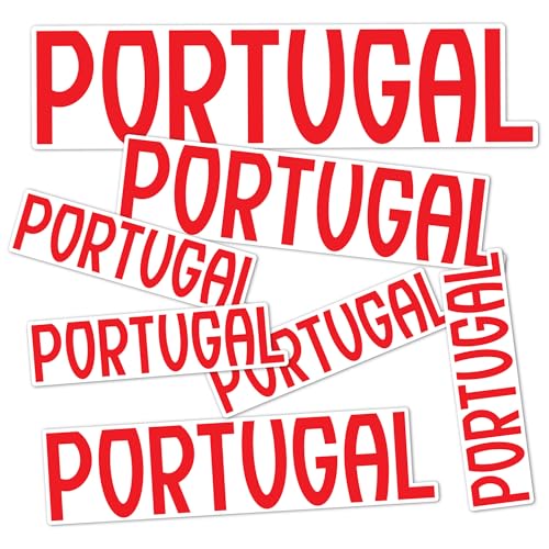 Desert Cactus Portugal Portuguese Footbal Federation Sticker Decal Vinyl FPF Seleção das Quinas Soccer Laptop Water Bottle Car Scrapbook (Type 3-1)
