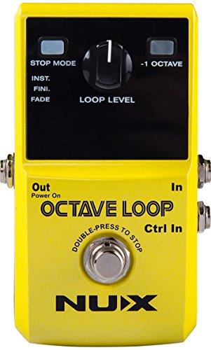NUX Octave Loop Guitar pedal Loop Station with Octave Effect 5 minutes Looping