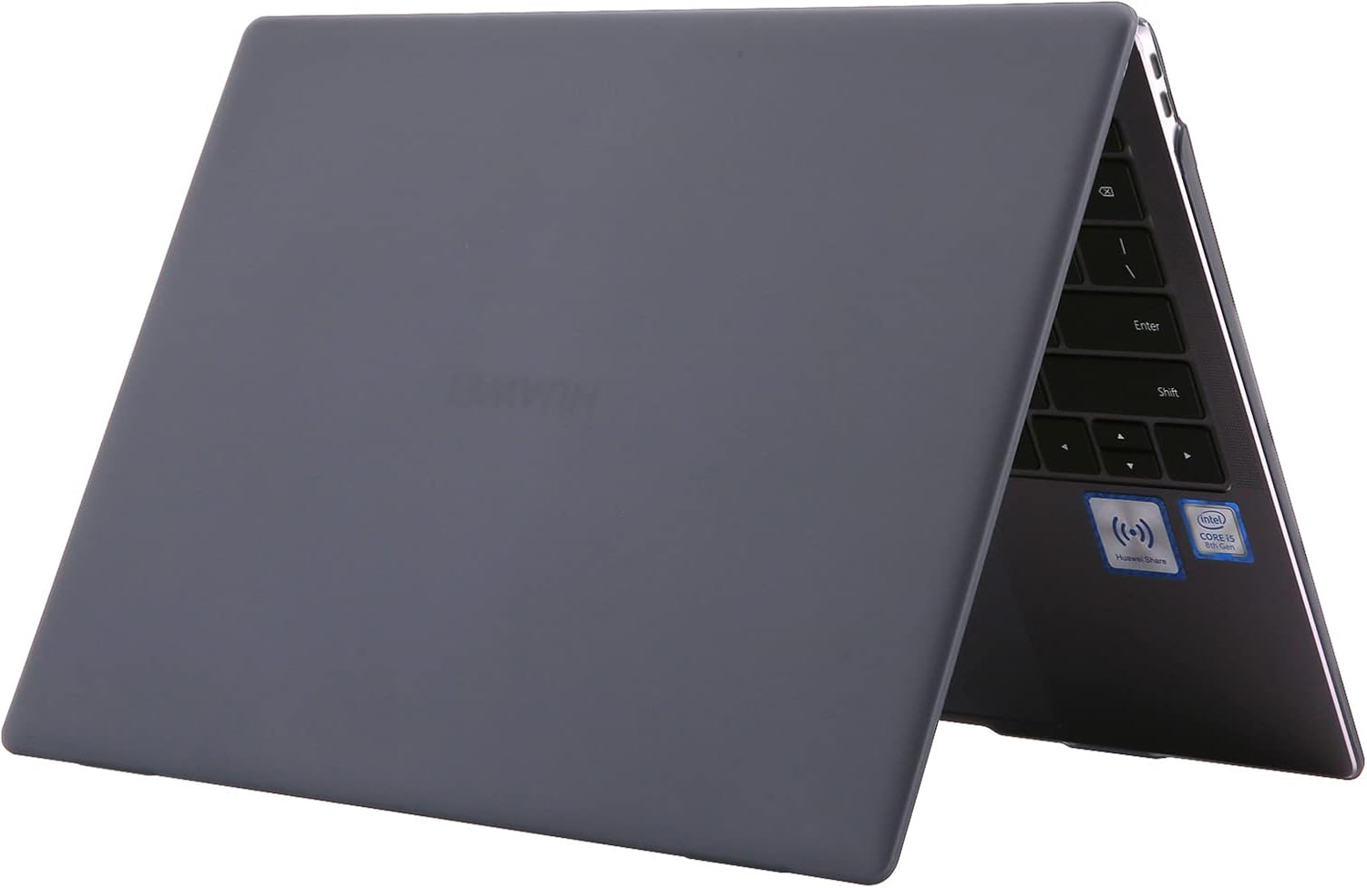 Se7enline Compatible with Huawei MateBook X Pro 2022 2023 Matte Laptop Protective Hard Shell Case for Huawei Mate Book X Pro 14.2 inch with Keyboard Cover Skin,Matte Black