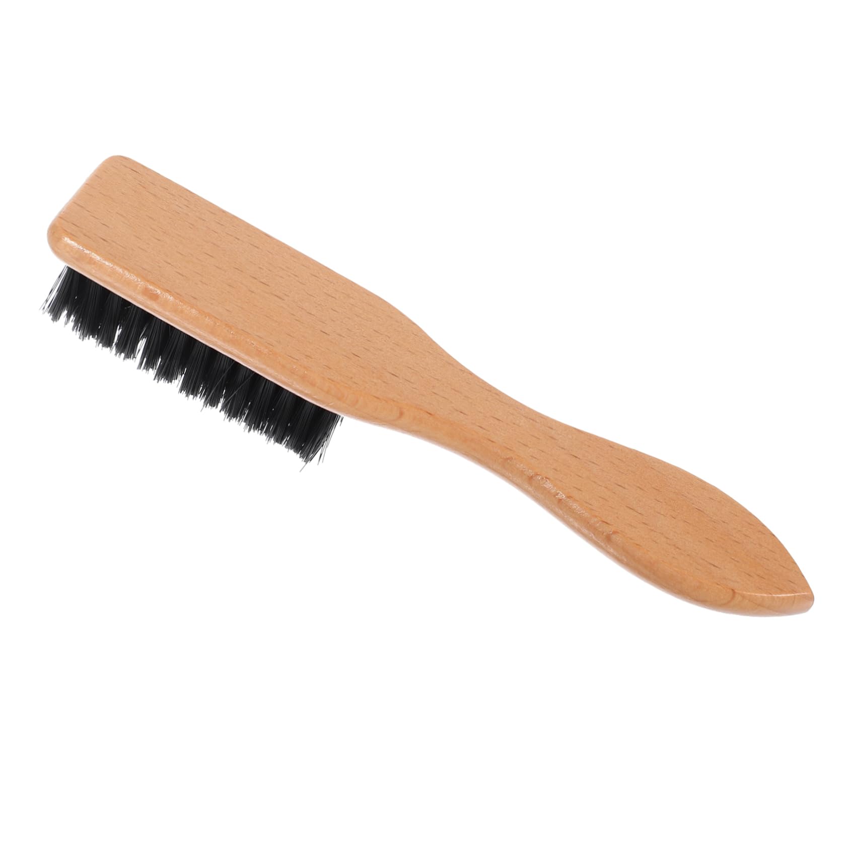 Ipetboom Hair Mustache Brush for Men Beard Styling Tool Wooden Handle Present for Bearded Gentleman