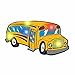 School Bus Flashing Lapel Pins for Kids and Adults | Body Light Safety Pin