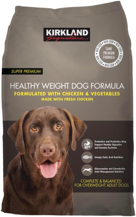 Amazon.co.jp Kirkland カークランド ヘルシーウェイト ドッグフード 18.14kg 栄養食 犬用 Healthy