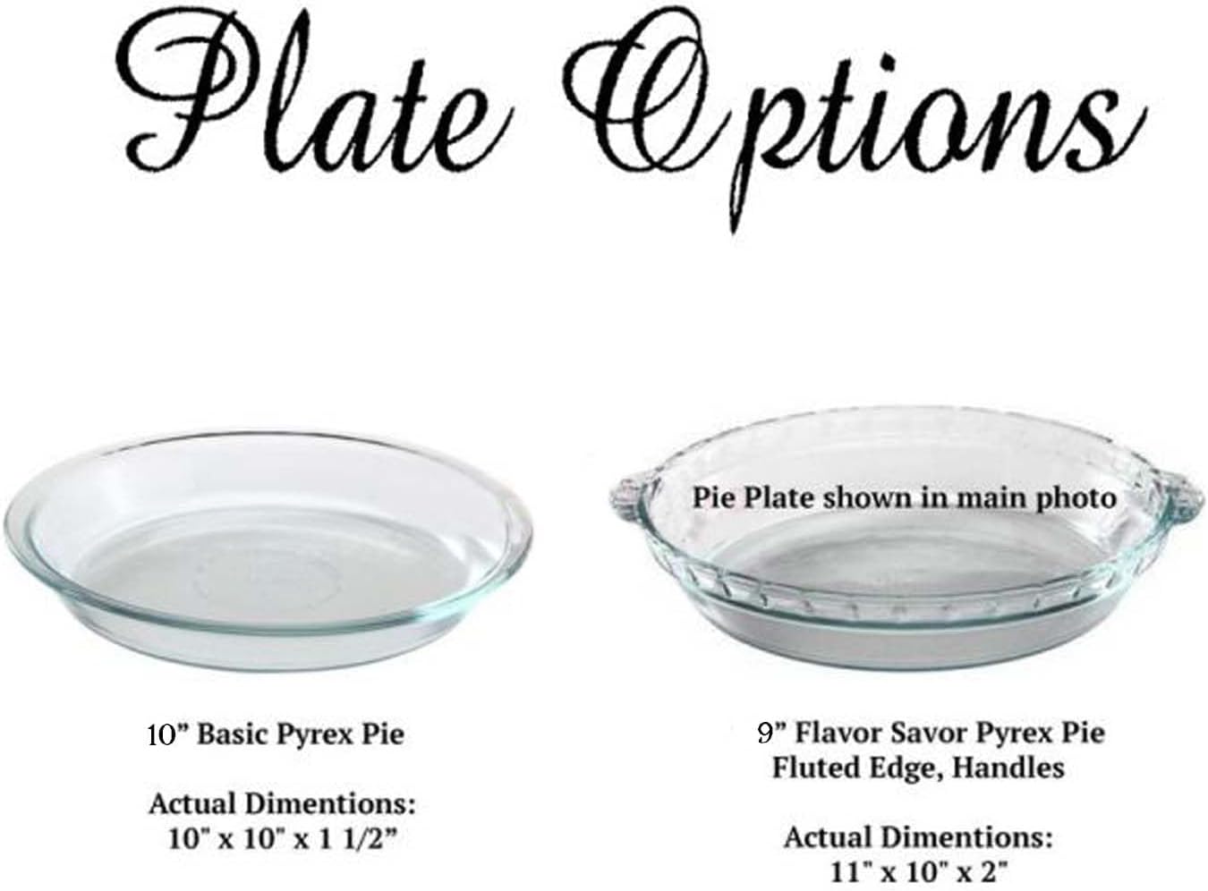 Personalized Pie Plate, Custom Name Grandma's Kitchen Engraved Plate Engraved Glass Pie Baking Dish Wedding Gift Housewarming Gift for Her