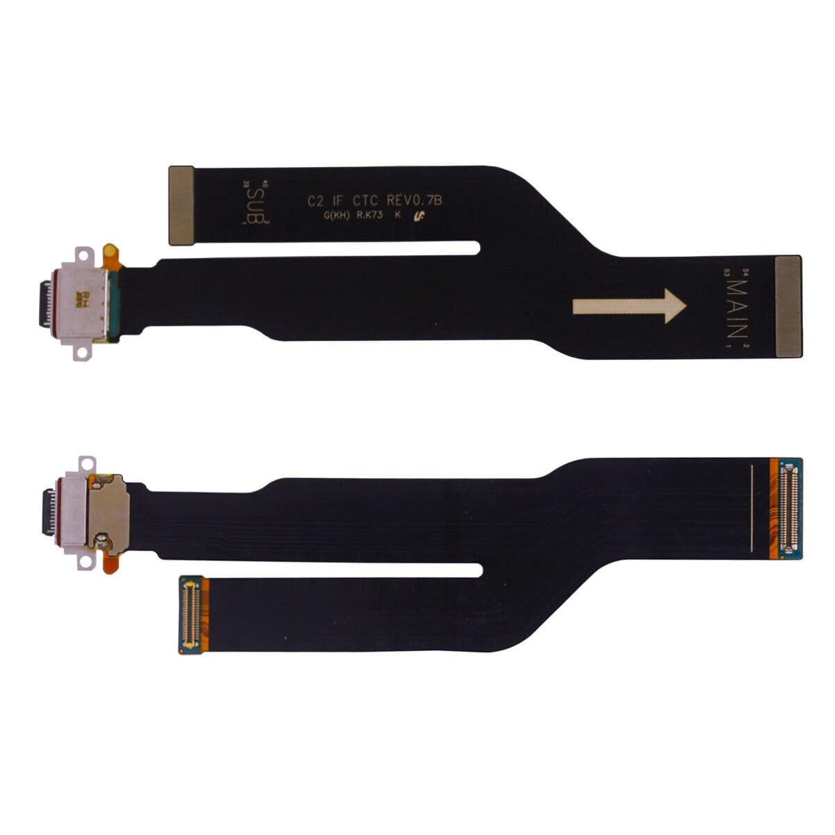 Conector flex para Samsung Note 20 Ultra 5G N986U repuesto cable flexible de carga y datos 6