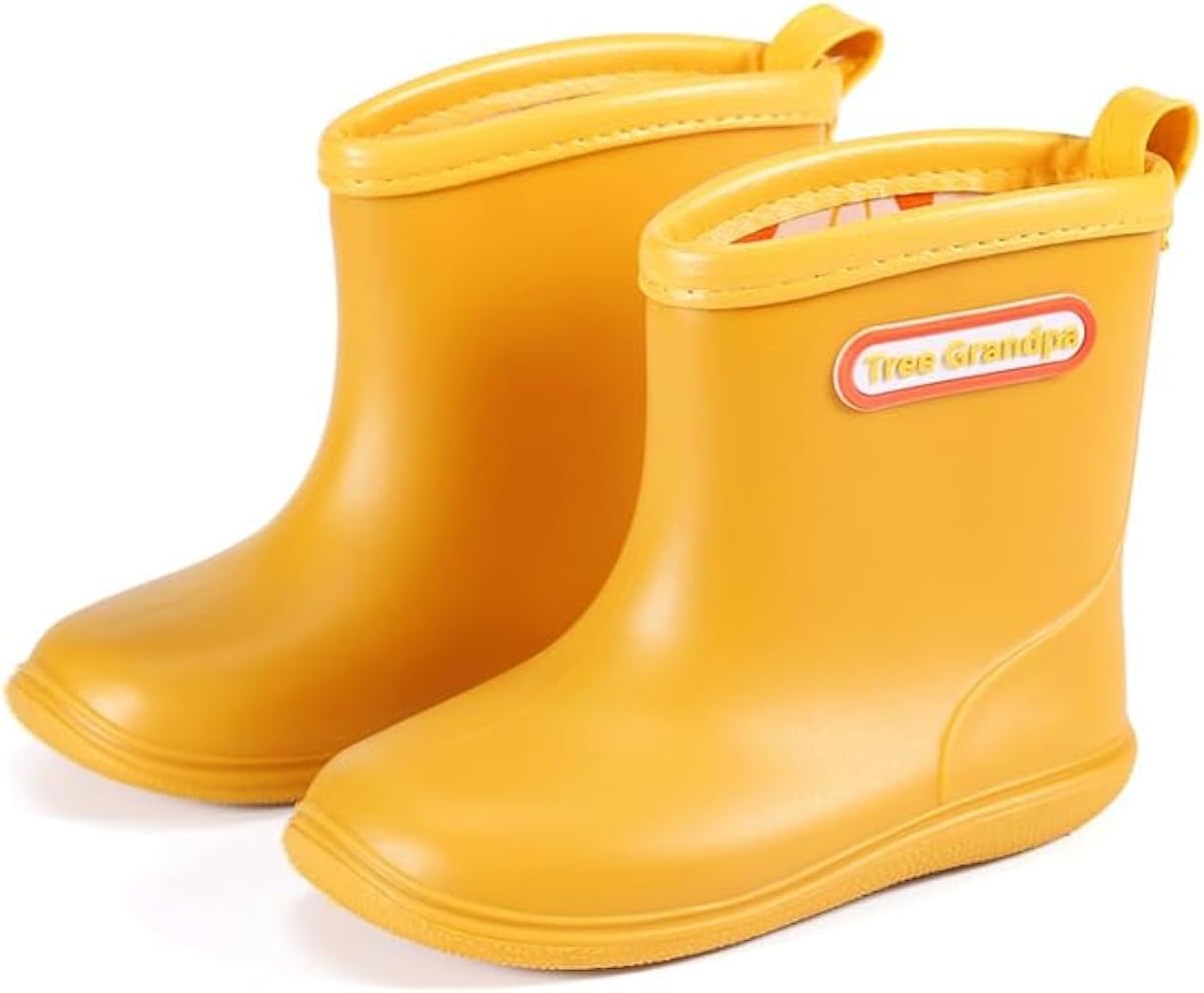 Gets Kids Rain Boots for Toddler Boys Girls, Waterproof Rubber Boots Lightweight kids Rainboots for Beach Outdoor Playing