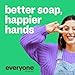 Everyone Liquid Hand Soap, 12.75 Ounce (Pack of 3), Spearmint and Lemongrass, Plant-Based Cleanser with Pure Essential Oils