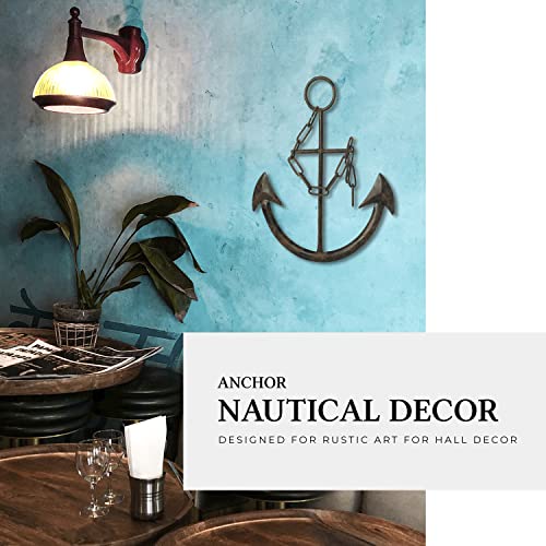 Redwix Anchor Decor, Nautical Wall Decor, Coastal Decor For Home, Anchor Wall Decor With Chain, Pirate Decor #TOP4