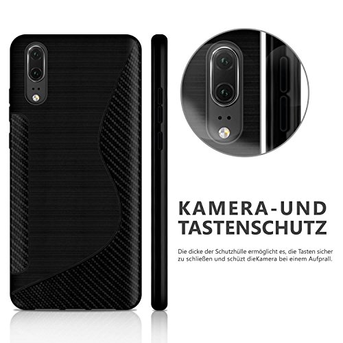 Cover Sottile S-Line per Huawei P20 | Borsa Tinta