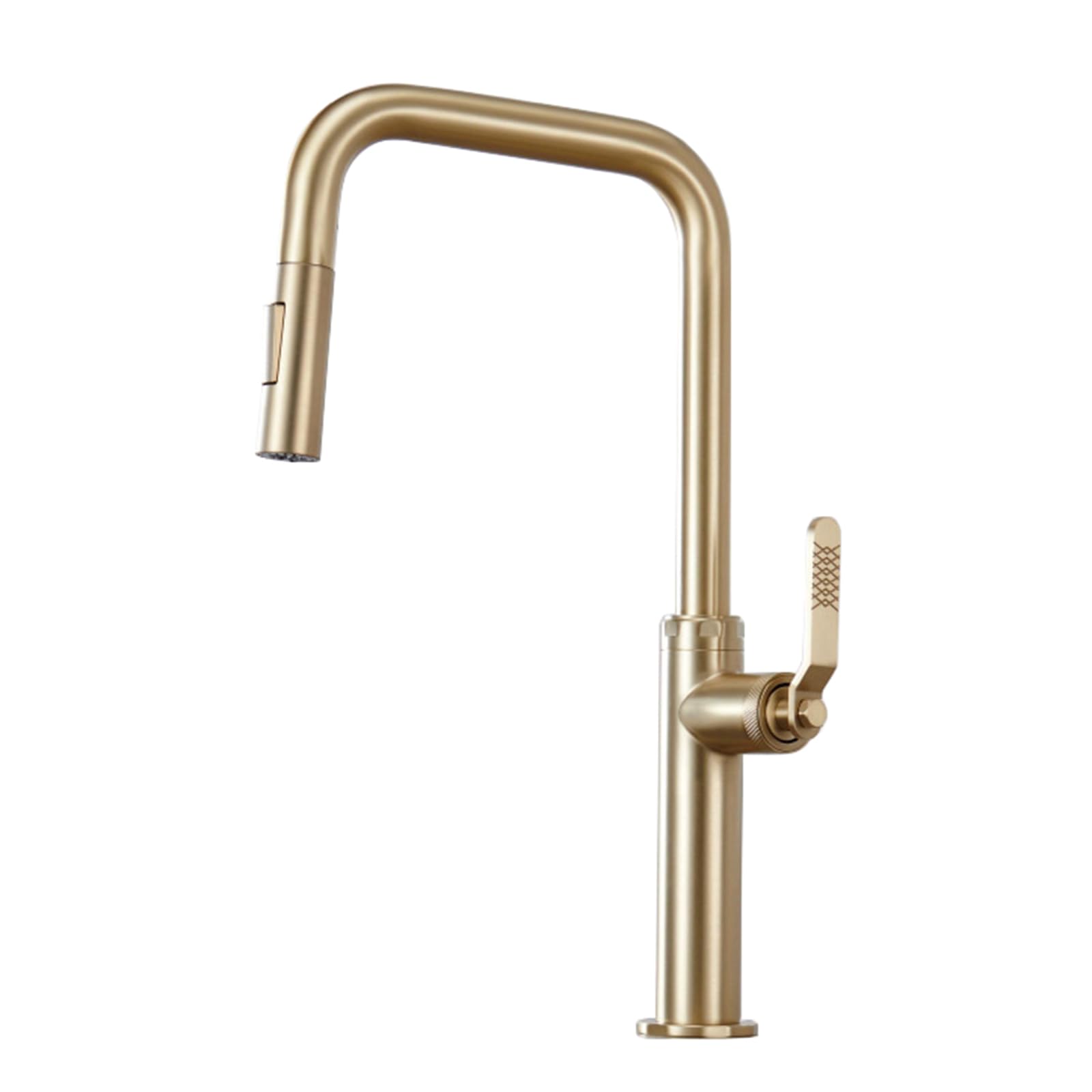 ZYCHSJXA Kitchen Taps with Pull Out Spray 2 Modes 360 Swivel Tap Hot and Cold Single Hole,Gold