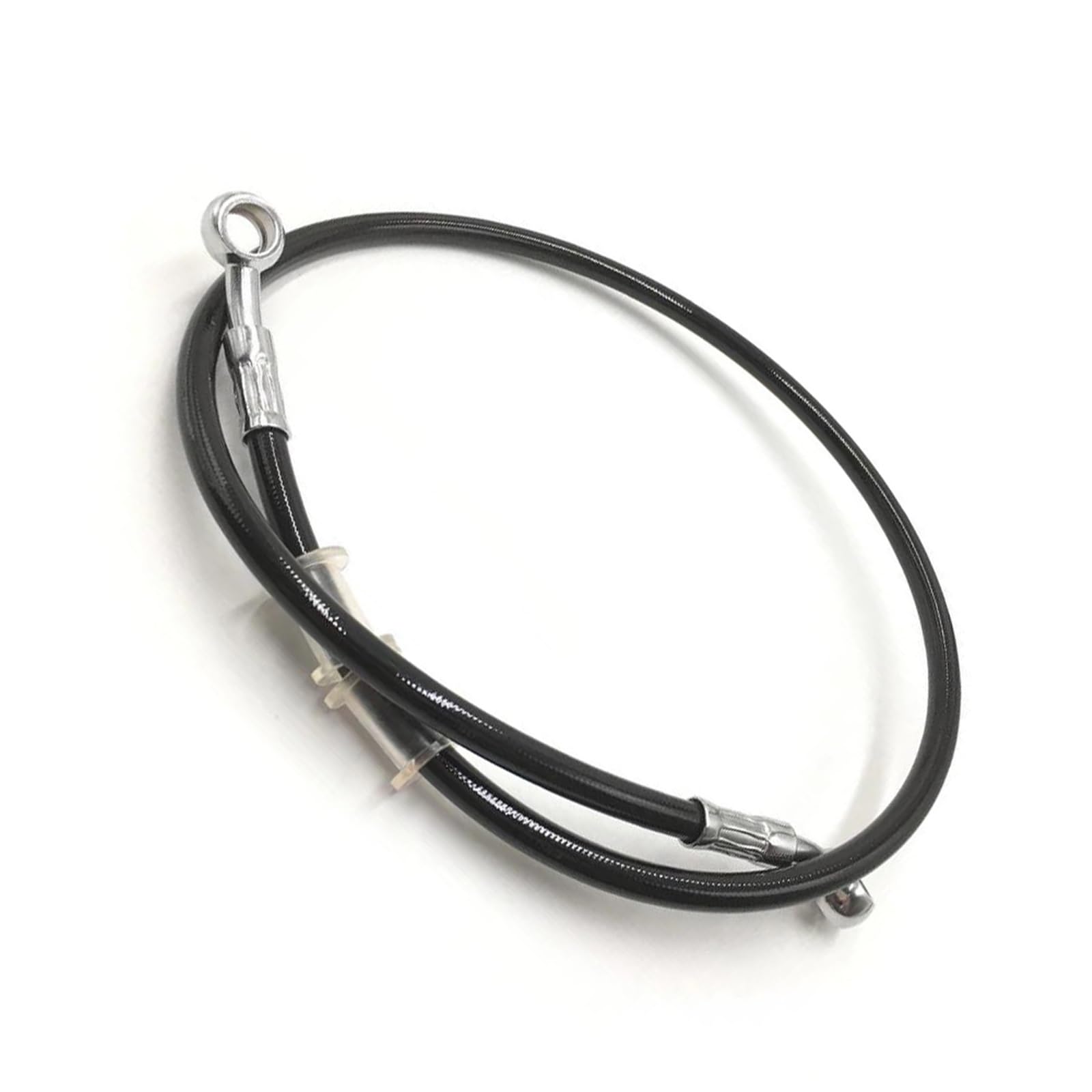 Hydraulic Brake Hose Motorcycle ATV Braided Cable 300-2200MM 10mm Banjo Pipe Hydraulic Brake Hose Line Oil Accessories for Y-AMAHA for H-ONDA(1900MM)