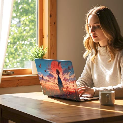 Image of NoWorries Laptop Skin for 15.6 & 14 Inch Laptop | Motivational, Superhero, Sports & Graphic Design Laptop Sticker Wrap | Premium Vinyl Laptop Cover (Tanzero, 15 x10inches)