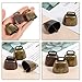 Ubamdom 20 Pcs Cow Horse Sheep Grazing Copper Bells Small Brass Bells Cattle Goat Farm Loud Bronze Bell Long Distance Horse Sheep Iron Bells for Christmas Decoration(2 Colors)