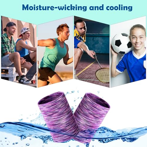 geyoga 12 pack cooling wristbands for women men breathable tennis sweatbands quick dry heat remove ice wristband for yoga sports running gym workout