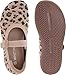 WHITIN Barefoot Mary Jane Flats for Women Wide Toe Box Shoes Minimalist Zero Drop Sole Size 6.5 Knit Casual Walking Fashion Mesh Ballet Low Heel Washable Leopard 37