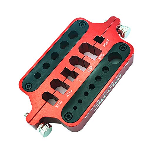 IFLYRC Aluminum Welding Soldering Insulate Station Jig RC Tools for XT60 XT90 Deans Banana Plug Connector Compatibile with RC Cars Airplanes Helicopters Boats Robot