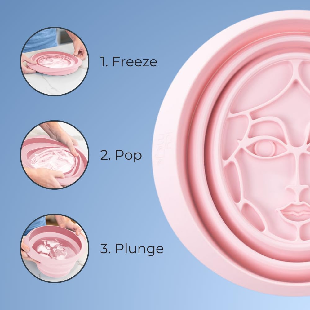 Icy-Mojo Collapsible Silicone Facial Cold Plunge Bowl