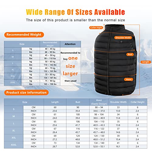 Rrtizan Heated Vest for Mens and Womens, USB Electric Heating Vests, 3 Temperature Levels Electrically Heated Jacket, Size Adjustable, Washable, Winter Warm Vest Coats for Hunting, Outdoor, Camping steampunk buy now online Rrtizan Heated Vest for Mens and Womens, USB Electric Heating Vests, 3 Temperature Levels Electrically Heated Jacket, Size Adjustable, Washable, Winter Warm Vest Coats for Hunting, Outdoor, Camping steampunk buy now online