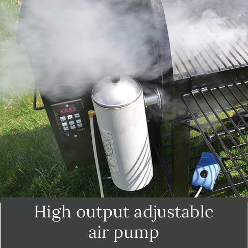 Smoke Daddy Magnum P.i.g. Hot Or Cold Smoke Generator | Bbq Accessories Works With Any Outside Bbq Grill | Electric Smoker Pellet Accessory | Add Your Favorite Blend Of Wood Chunks, Wood Chips, Or Pellets To The Smoke Generator To Customize Your Smoke Profile. #TOP2