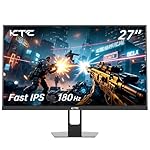 KTC Gaming Monitor 27 inch 180hz 1ms | Fast IPS Screen 1080p Monitor|2 x HDMI 2.0 &1 x Display Port 1.4 | Support Freesync and Wall Mount | 108% sRGB with HDR 10