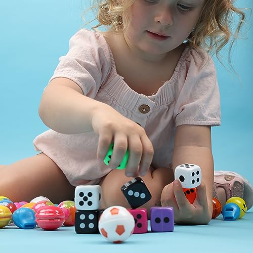 Hard Plastic Balls - 2 Inch Plastic Balls for Kids - 49 mm Self-Vending Toys in Bulk - Assorted Colors - Vending Machine Toys - Classroom Prizes