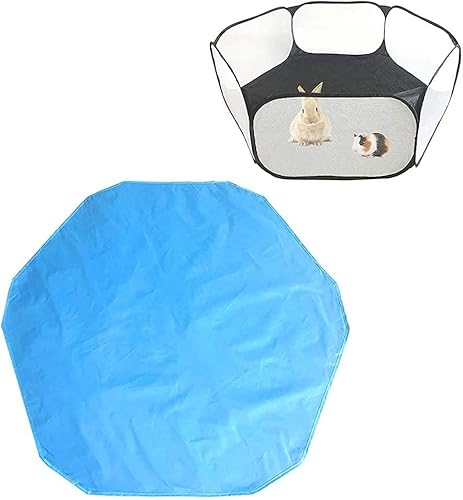 Corralito para animales pequeños con almohadillas impermeables, forro reutilizable, parte inferior impermeable en ambos lados, apto para tienda de
