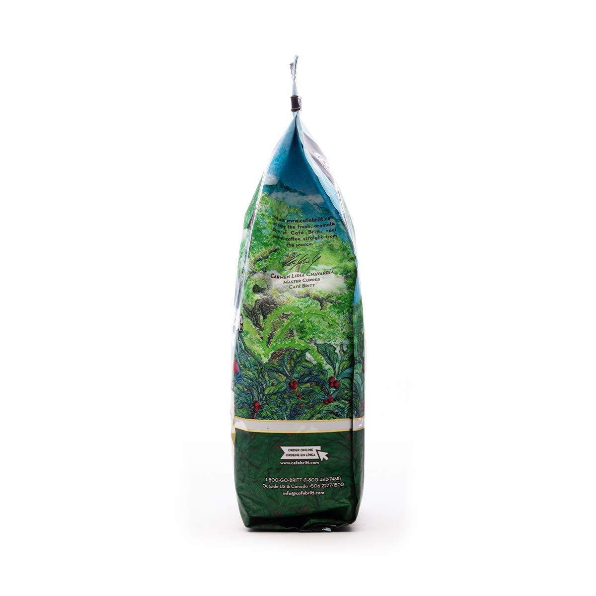 Cafe Britt Kawa z Kostaryki Monteverde 340 g Arabica pełne ziarna średnio palona Kosher bezglutenowa