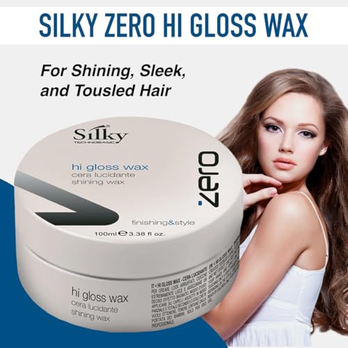 Cera para cabello Zero Hi Gloss Wax sin alcohol 100ml miniatura 2