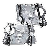  Frankberg 2X Fensterheber Ohne Motor Mit Grundplatte Vorne Links und Rechts für Octavia I 1U2 Octavai II 1Z3 1Z5 Schrägheck Kombi 2004-2013 1Z1837461