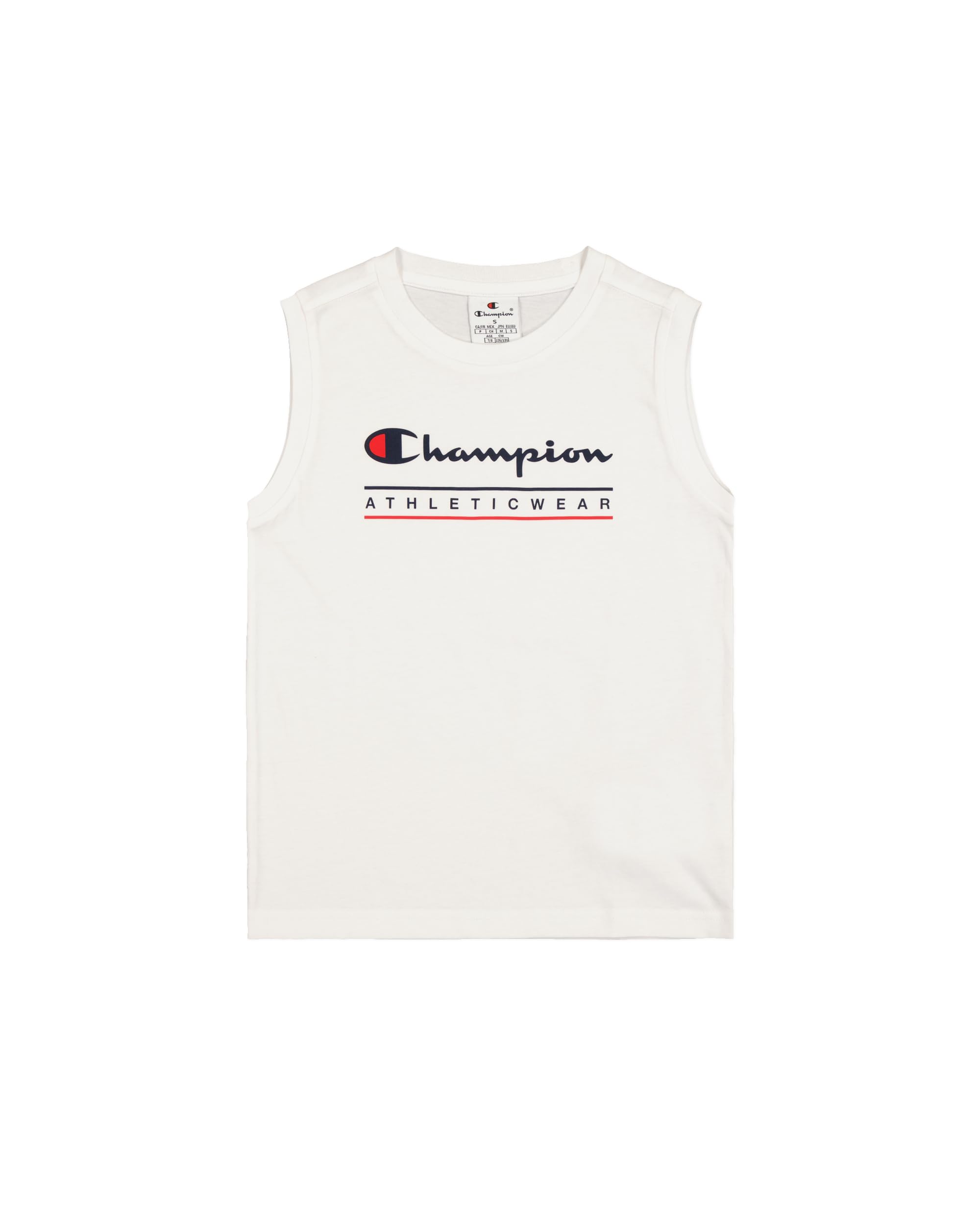 Champion Jungen Legacy Boy - Graphic Sleeveless Crewneck T-Shirt with Large Logo Tanktop (1er Pack)