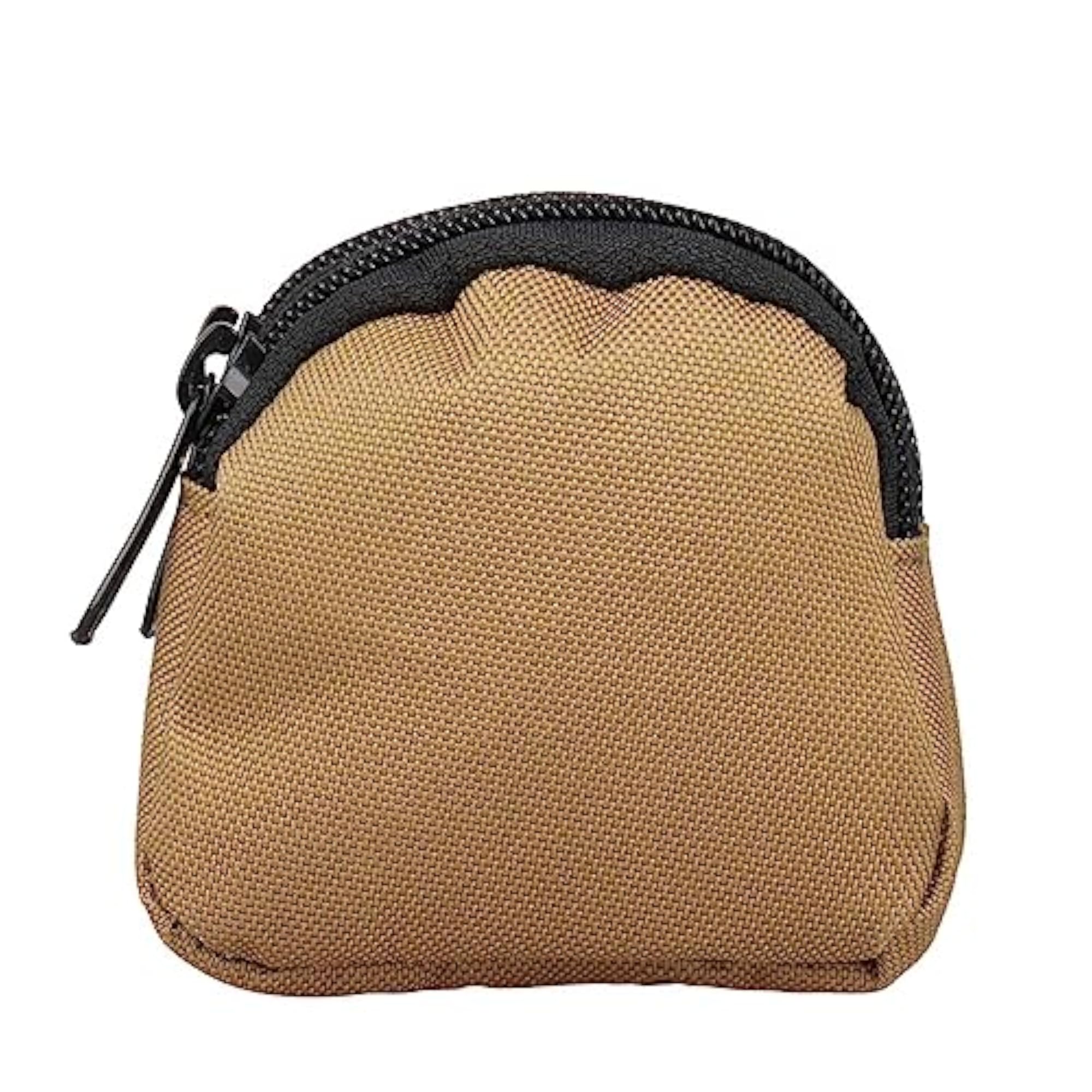 Double Layer Waterproof Multifunctional Coin Pouch, Khaki
