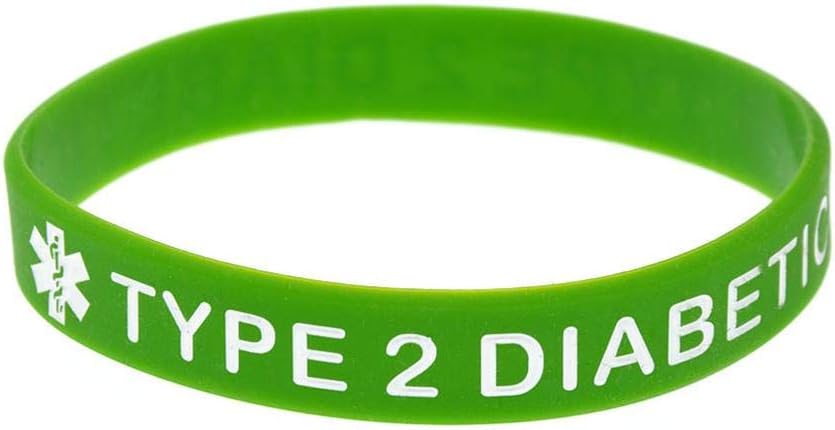 Taerausi 5 Pieces Silicone Rubber Wristband, Colorful Waterproof Soft Wristbands Bracelet, Type 2 Diabetic Wristband Soft Bracelets for Men Women : Sports & Outdoors