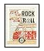 Jesus Is My Rock and thats How I Roll - Luke 24:2 Vw Volkswagen Bus Van Vintage Bible verse scripture wall ART PRINT, UNFRAMED, Christian wall decor poster, All Sizes