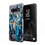 BURGA Phone Case Compatible with Samsung Galaxy S10 - Hybrid 2-Layer Hard Shell + Silicone Protectiv