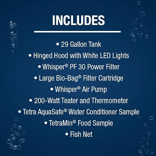 Tetra Complete Led Aquarium 29 Gallons, Includes Led Lighting, Filtration, Heater And Accessories #TOP3