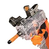 Nagelbag Uzi-SMG Toy Submachine Gun Continuous Fire with Transparent Magazine Round Head Soft Bullet...