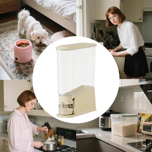 Récipient à riz gain de place avec son verre doseur intégré - 6