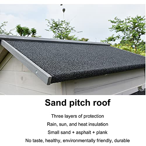 outdoor product Hühnerstall Aus Holz Im Freien, Mehrschichtiger Hühnerstall Mit Treppe, Laufsteg, Nistkasten… – Bild 6