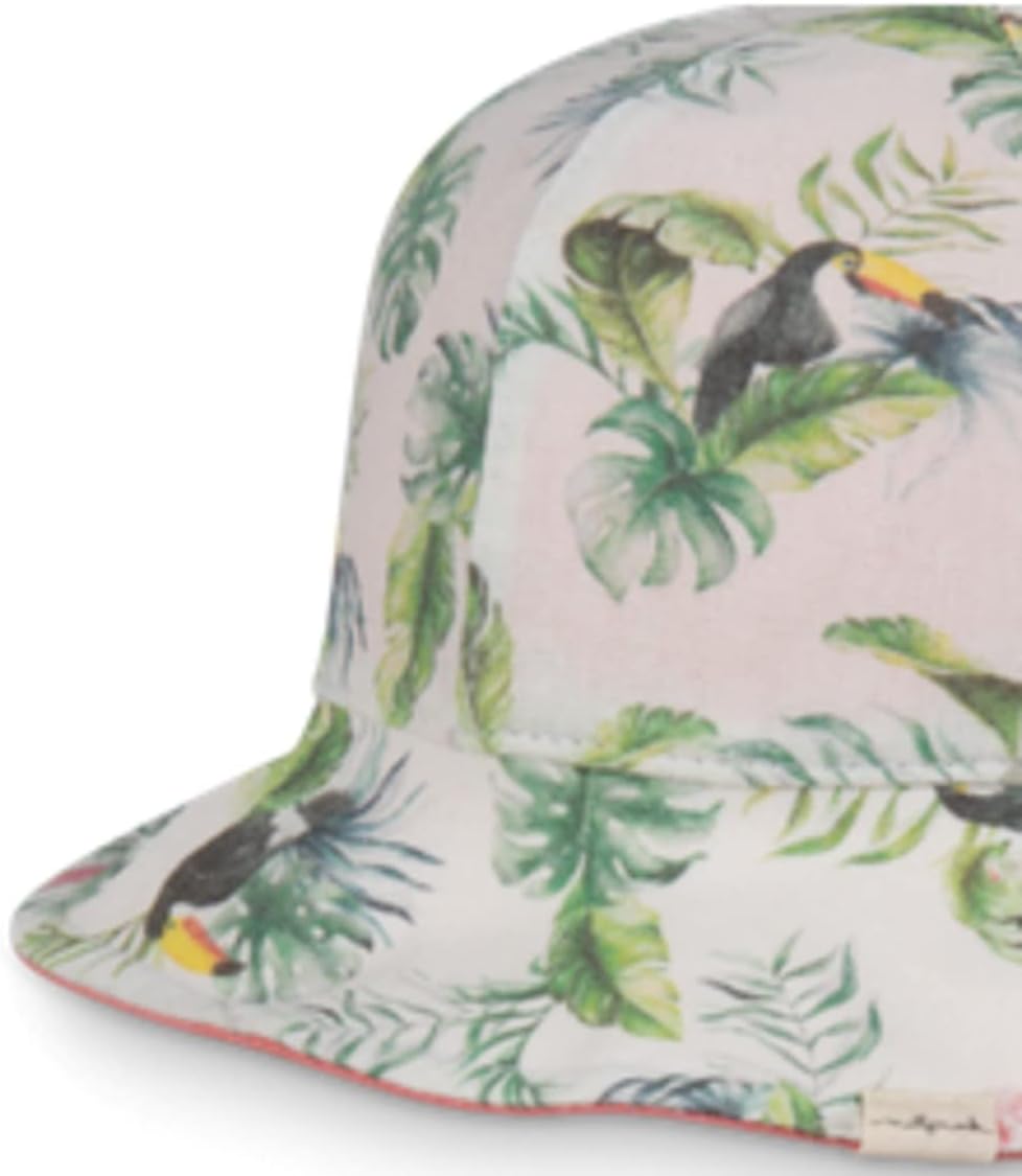 MILLYMOOK Baby Girls Cream Reversible Floppy HAT Kiki Size 0-12 Months 17 INCHES