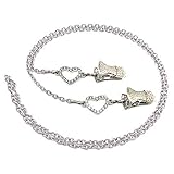 Eyeglass Chain Holder Glasses Strap Lanyard Clip Sunglasses Cord-Rhinestone Heart